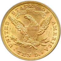 1893 $10 Liberty. PCGS MS62 - 2