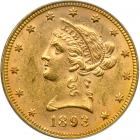 1893 $10 Liberty. PCGS MS61