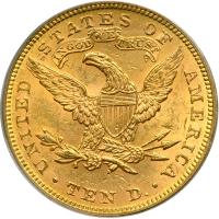 1895 $10 Liberty. PCGS MS62 - 2