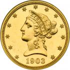 1903 $10 Liberty. NGC PF64