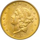 1873-CC $20 Liberty. PCGS AU58