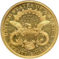 1877-CC $20 Liberty. NGC AU55 - 2