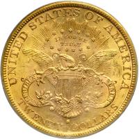 1888-S $20 Liberty. PCGS MS63 - 2