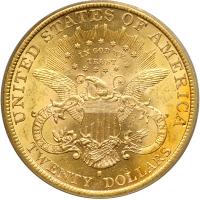 1891-S $20 Liberty. PCGS MS62 - 2