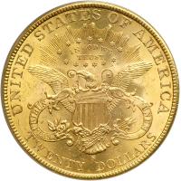 1896-S $20 Liberty. PCGS MS63 - 2