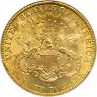 1901-S $20 Liberty. ANACS MS60 - 2