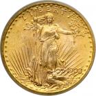 1908 $20 St. Gaudens. No motto. ICG MS66