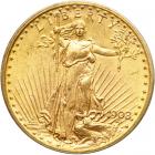 1908 $20 St. Gaudens. No motto. PCGS MS64