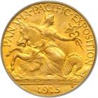 1915-S Panama-Pacific Gold $2.50. PCGS MS66