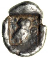 Attica, Athens, c. 510-490 BC. AR Obol (0.66 g). VF - 2