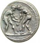 Pamphylia, Aspendos, 370-333 BC. AR Stater (10.82 g). EF