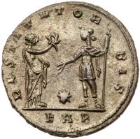 Aurelian, AD 270-275. Silvered (about 50% intact) Antoninianus minted at Serdica (now Sofia, Bulgaria) - 2