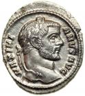 Maximianus, AD 286-305. AR Argenteus minted at Rome, c. AD 294. EF