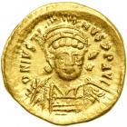 Justin I, 518-527. Gold Solidus (4.48 g) minted at Constantinople. EF