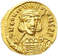 Constantine IV, 668-685. Gold Solidus (4.42 g) minted at Constantinople