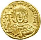 Constantine V, 741-775. Gold Solidus (4.43 g) minted at Constantinople. EF