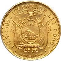 Ecuador. Condor, 1928. PCGS MS65 - 2