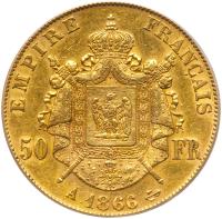 France. 50 Francs, 1866-A - 2