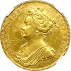 Great Britain. Coronation Gold Medal, 1702. NGC AU55