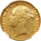 Great Britain. Sovereign, 1873. NGC EF45