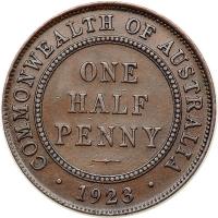 Australia. Half Penny, 1923. NGC EF45 - 2