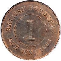 British Honduras. Cent, 1885. PCGS MS63 - 2