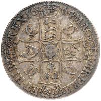 Great Britain. Crown, 1664. NGC VF20 - 2