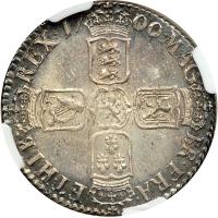 Great Britain. Shilling, 1700. NGC MS63 - 2