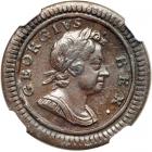 Great Britain. Farthing, 1723. NGC AU58