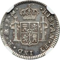 Mexico. ½ Real, 1799-Mo FM. NGC MS62 - 2