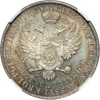 Poland. 5 Zlotych, 1833-KG. NGC MS62 - 2