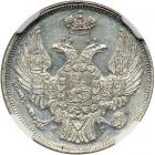 Poland. Zloty - 15 Kopeks, 1833-NG. NGC MS61