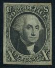 U.S. 1847, 10¢ black. P.F. OW F