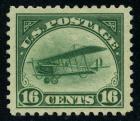 U.S. Airmail, 1918, 16¢ green. P.S.E. XF-Sup