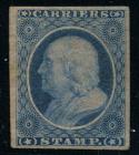 U.S. Carrier, 1851, (1¢) Franklin. P.F. XF