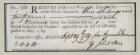 Revolutionary War Receipt For Interest Paid A Soldier