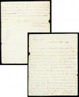 Captured Letter From the Siege of Fort Motte, South Carolina, 1781