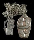 Natalie Krol - Two Sterling Silver Pendants and Chains