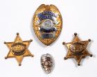 Police And Sheriff Badges - Lot of Four