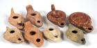 Eight-piece Ancient Oil Lamp Group