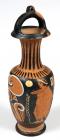 Greek Pottery. Campanian Red-figure Two Bail Amphora