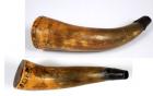 1761 Carved Powder Horn