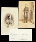 Lincoln, Mary Todd & Major General John C. Frémont - CDVs