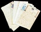 Nine War Date Soldiers' Autograph Letters Signed