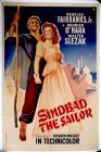 "Sinbad the Sailor" - 1947 Original, Vintage Poster