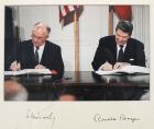 Reagan, Ronald & Mikhail Gorbachev