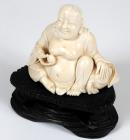 Chinese Carved Ivory Buddha