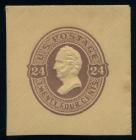 U.S. Envelope, 1870, 24¢ purple, 24¢ purple on amber and 24¢ purple on cream. XF-Sup - 2