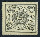 German States - Brunswick 1864, sgr black - 2