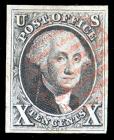 U.S. 1847, 10¢ black. P.F. XF and choice